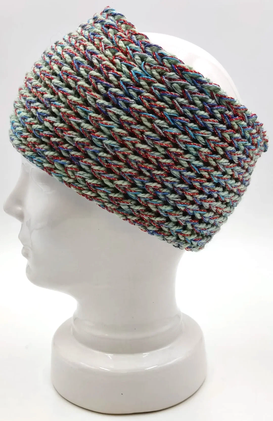 Handgestricktes Stirnband – Bild 2