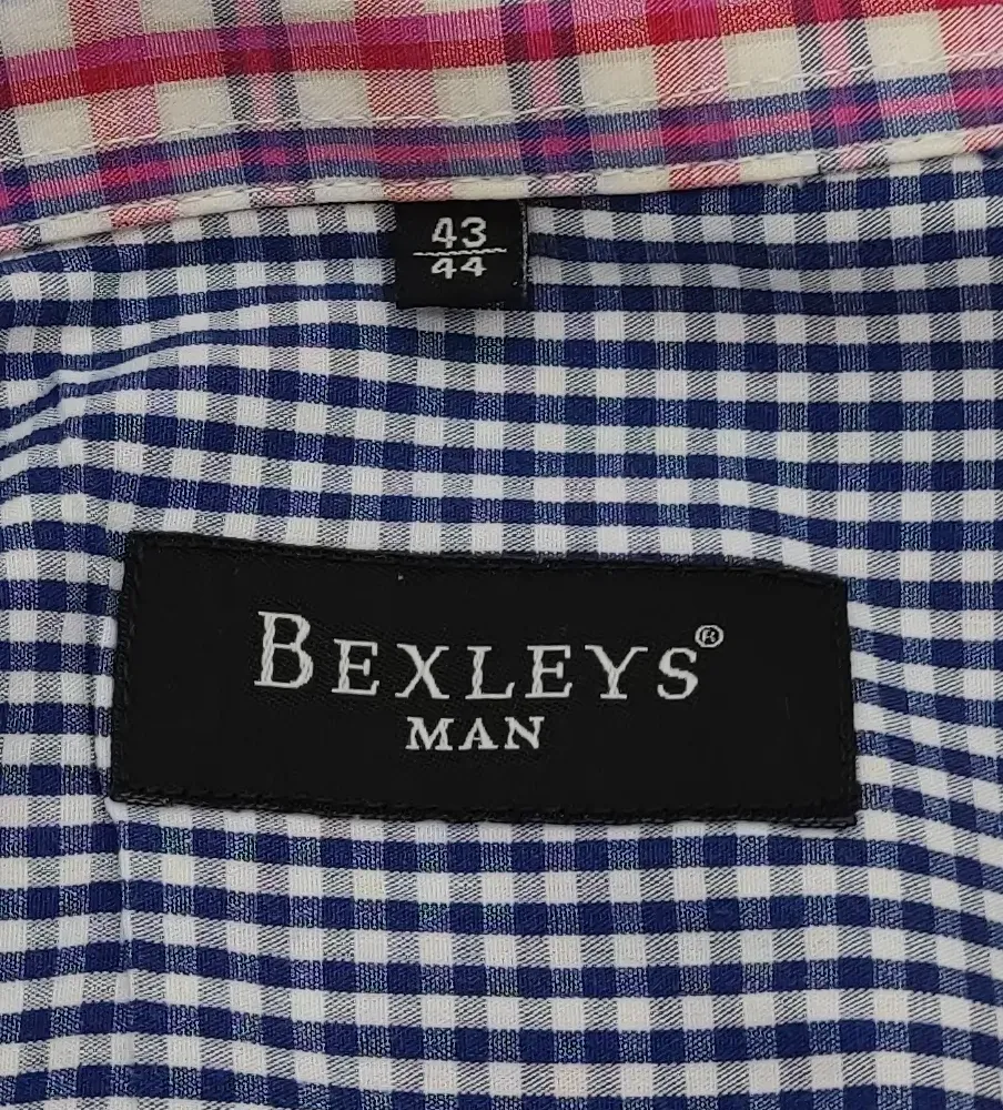 Bexleys Herren Kurzarmhemd kariert - Gr. 43-44  – Bild 4
