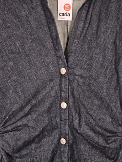 ZARA Damen Jeanskleid, marine - Gr. S - Bild 3