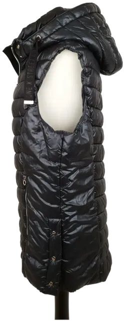 Steppweste Street One Schwarz | Mit Kapuze, Gr. 42 - Bild 2