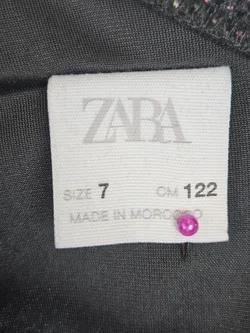 ZARA Kinder Jumpsuit, schwarz - Gr. 122 – Vorschau 4