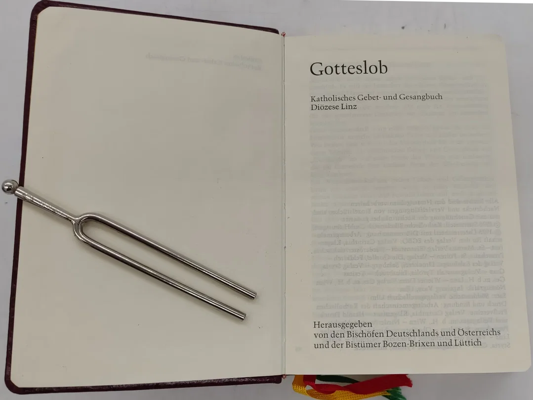 Andenken an die hl. Firmung "Gotteslob mit Rosenkranz" von 1975 /Bibel – Bild 7