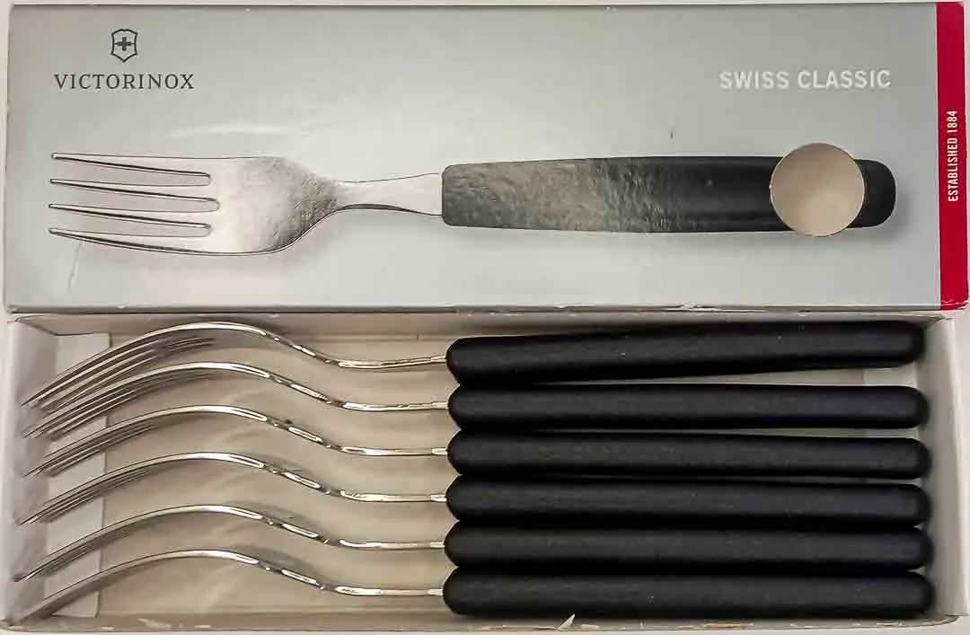 Victorinox Swiss Classic Gabel-Set (6 Stück) – Zeitlose Schweizer Qualität - Bild 1