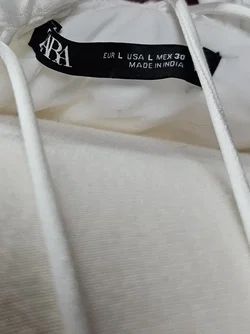 ZARA Damen Bustier Satin, cremeweiß - Gr. L / 40 - Bild 4