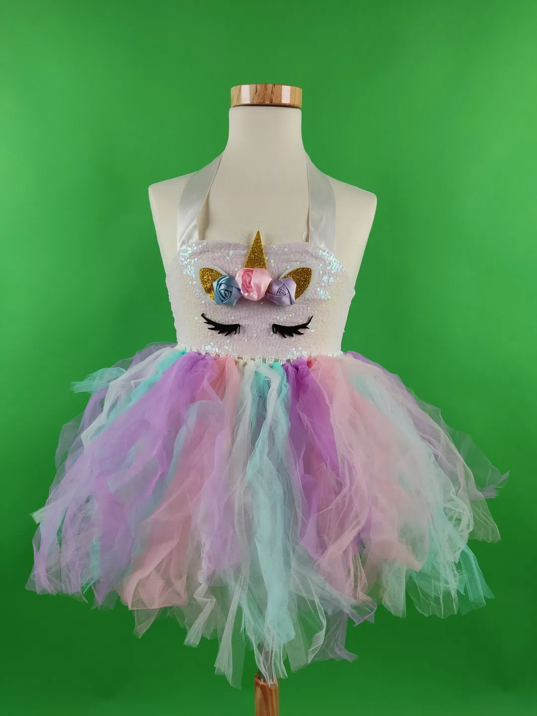 Fasching Mädchenkleid Gr. 116 - Bild 1