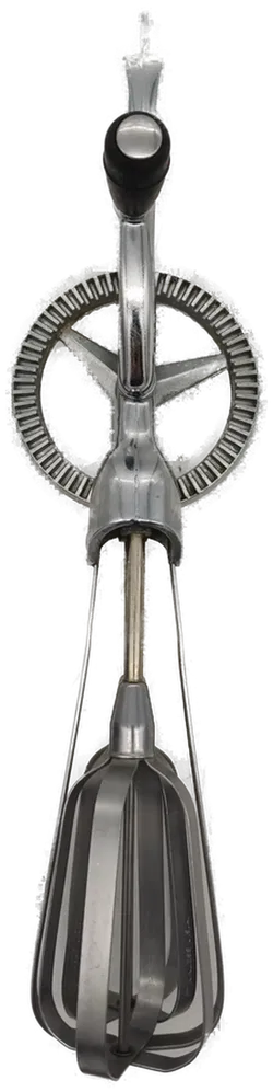 Handbetriebener Handmixer / Schneebesen aus Edelstahl - Bild 2