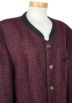 Styrian Lady Damen Trachtenjacke, rot/schwarz - Gr. XXXL  - Bild 4