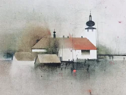 ERNST BALLUF - Schloss Orth - Lithographie  – Vorschau 3