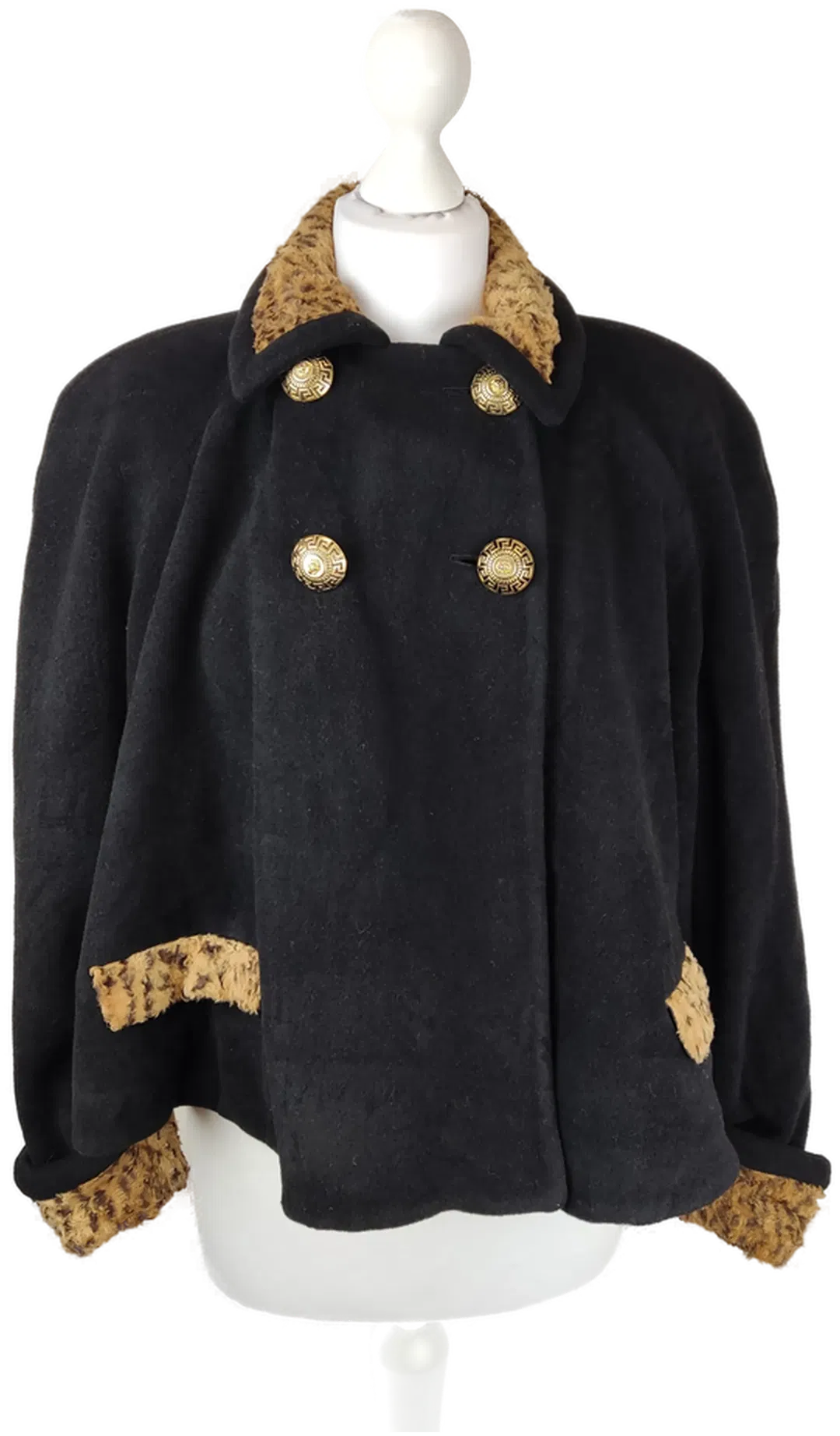 Kurzjacke Versace Wolle S/36 | Stil-Statement - Bild 4