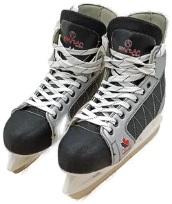Spartan Herren-Eishockeyschuhe schwarz-weiß Gr. 44