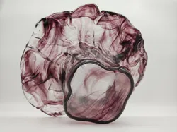 Glasschale in violett - Bild 6