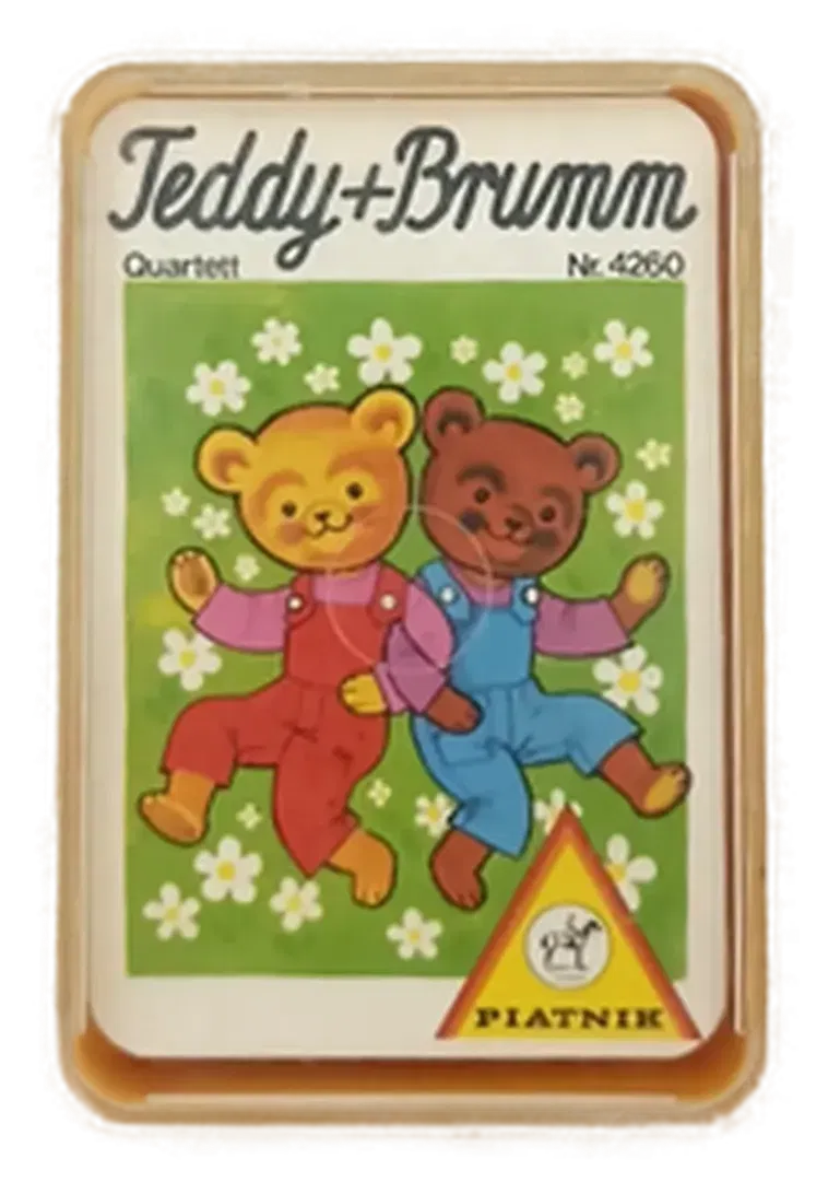 Teddy + Brumm Quartett - Vintage Kartenspiel - Bild 1
