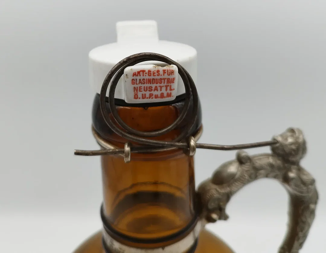 Antike Glas-Bierkrug/Biersiphon | Zeitreisender Fund – Bild 4