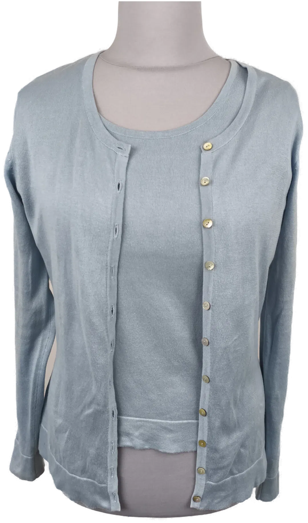 Peter Hahn, Twinset Damen Weste/Pullover, Gr. 38 - Bild 4