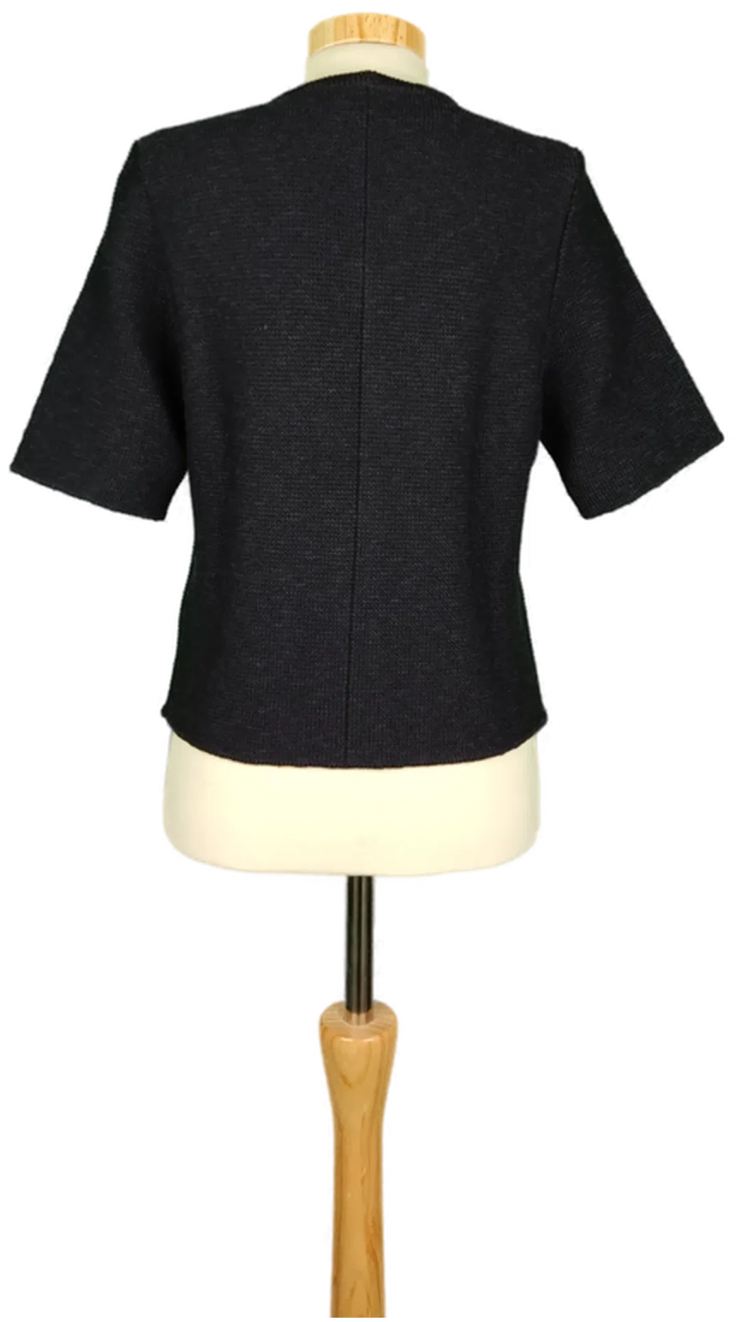 Steffner Damen Kurzarm-Strickweste blauschwarz - M/40 – Bild 2