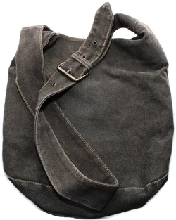 Canvas Umhängetasche Modell Viktorya – Sneaker Motiv, Jeansgrau, verstellbar - Bild 2