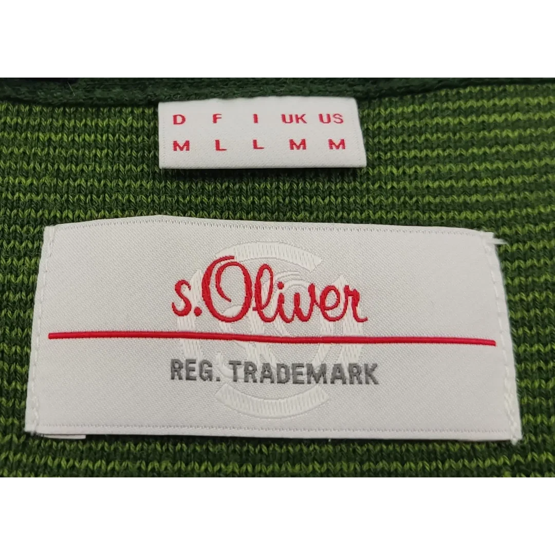 s.Oliver Herrenpullover, olivgrün - Gr. M – Bild 8