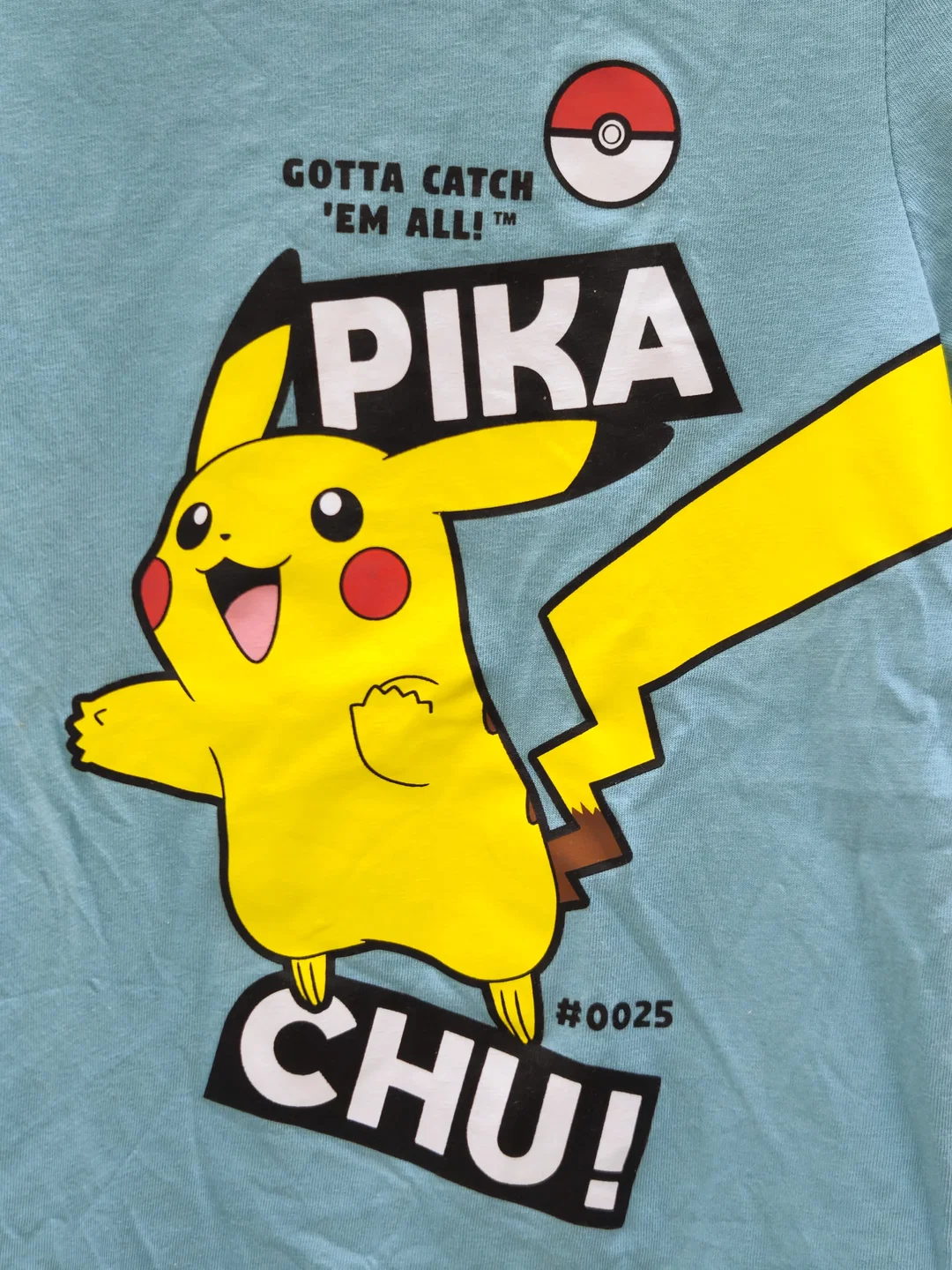 C&A Kinder T-Shirt mit Pokemonaufdruck, blau - Gr. 134 – Bild 3