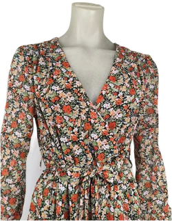 Amisu Damenkleid, Gr. 40, Blumen - Bild 2