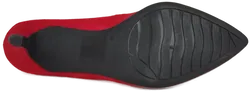 Marco Tozzi Damen Pumps Veloursleder, rot - Größe 40 - Bild 4