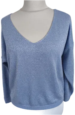 Lurexpullover Damen, Zabaione, S/M - Bild 1