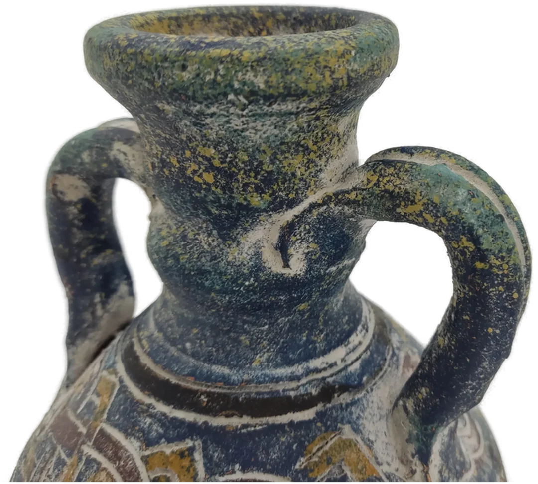 Terrakotta Blumenvase / Kerzenständer – Bild 2