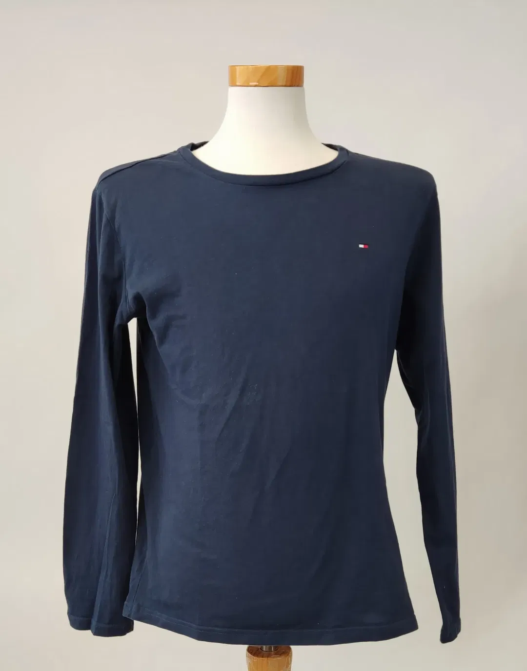 Tommy Hilfiger Herrenshirt Langarm blau - Gr. L/EUR 50 - Bild 1