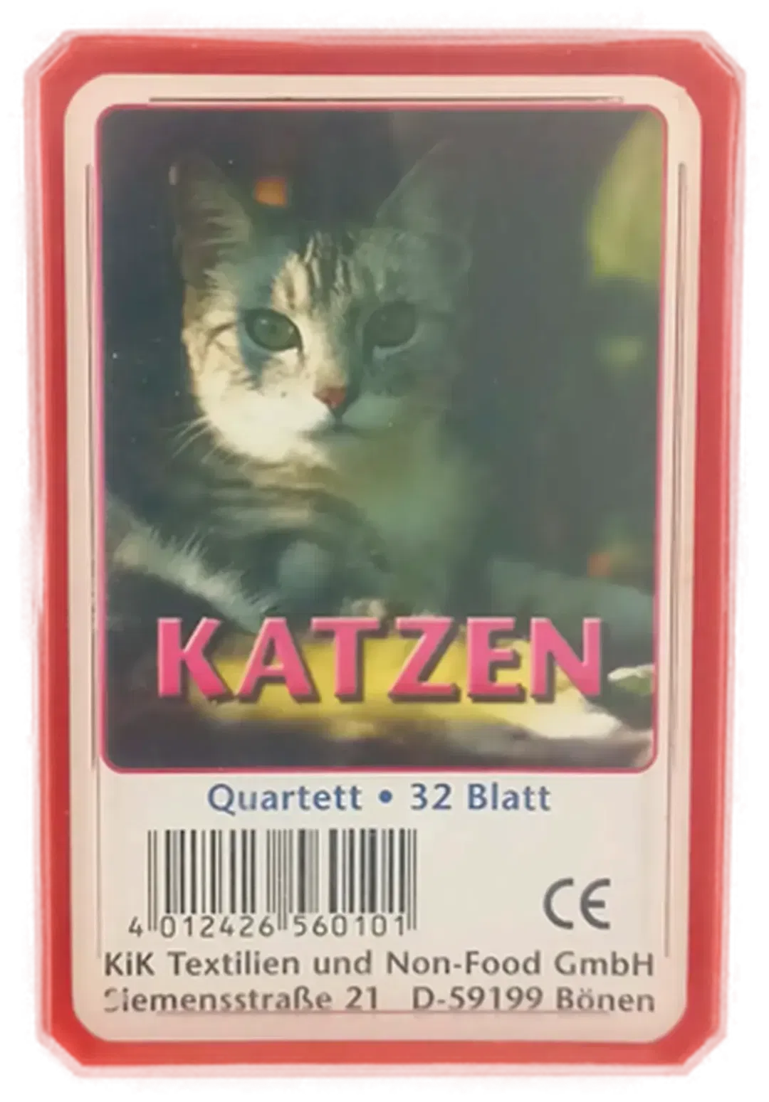 Katzen Quartett - Kartenspiel (32 Blatt) - Bild 1