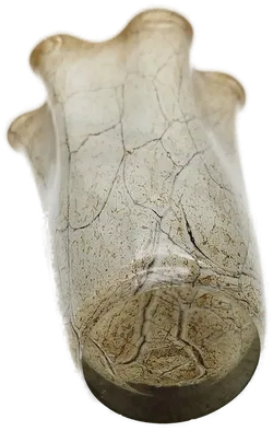 Vase, Glashütte Jozefina Krosno Mundgeblasen | Polnisches Unikat - Bild 4