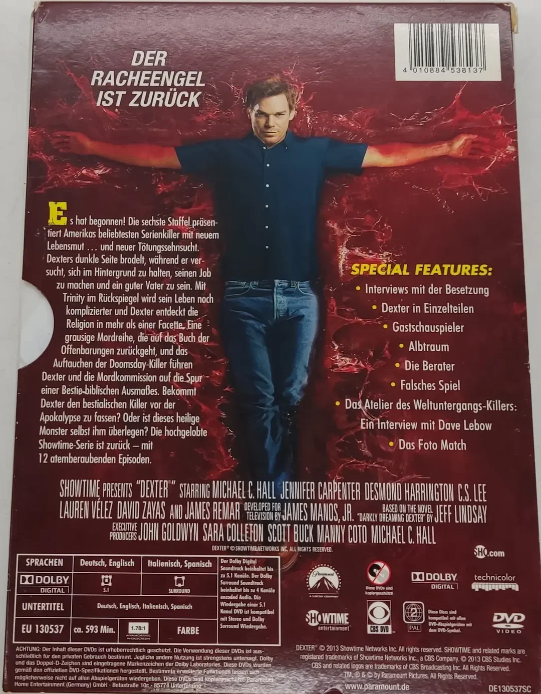 4 DVD's "Dexter" Die sechste Season – Bild 3