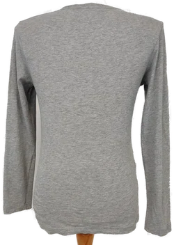 H&M LOGG Herren Langarm Shirt grau - Gr. S/EUR 46 - Bild 2