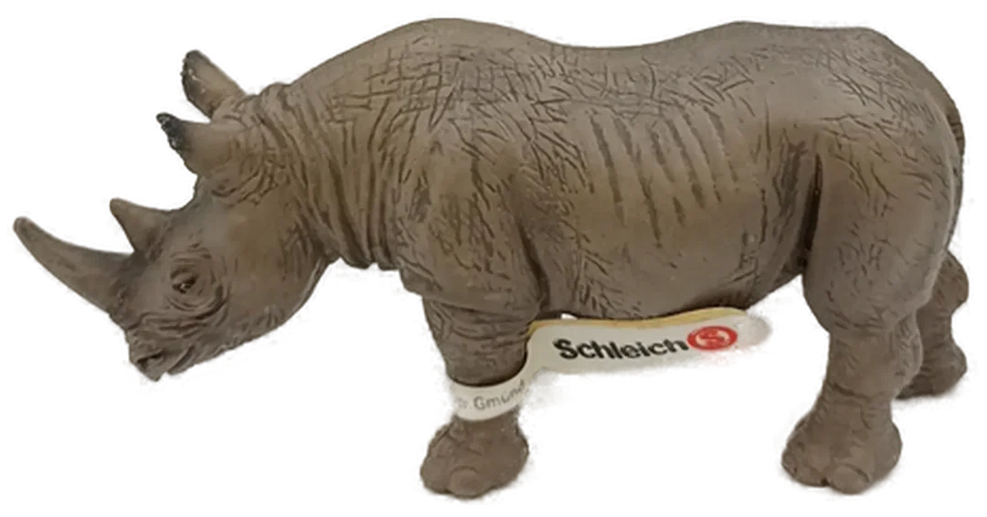 Schleich Spitzmaulnashorn Spielfigur Sammlerstück  – Bild 2