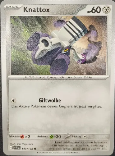 Pokémon Sammelkarte Basis Knattox - Bild 4