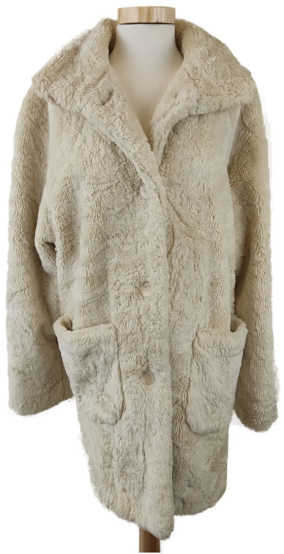 RAGAZZA Collection Damenmantel beige Felloptik - XL - 42 - Bild 1