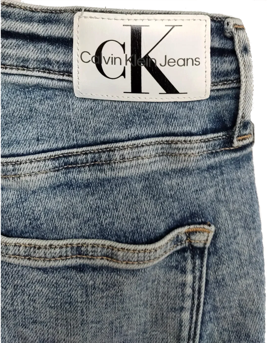 Calvin Klein Damen High Rise Skinny Jeans hellblau Gr. W28 X L32 – Bild 4