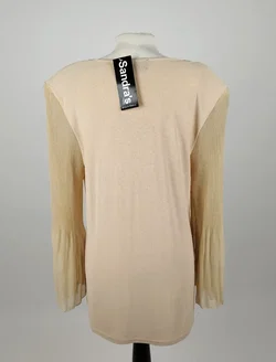 Sandra's Paris Oberteil beige - ca. XL, 90% Acetat, 10% Elasthan - Bild 3