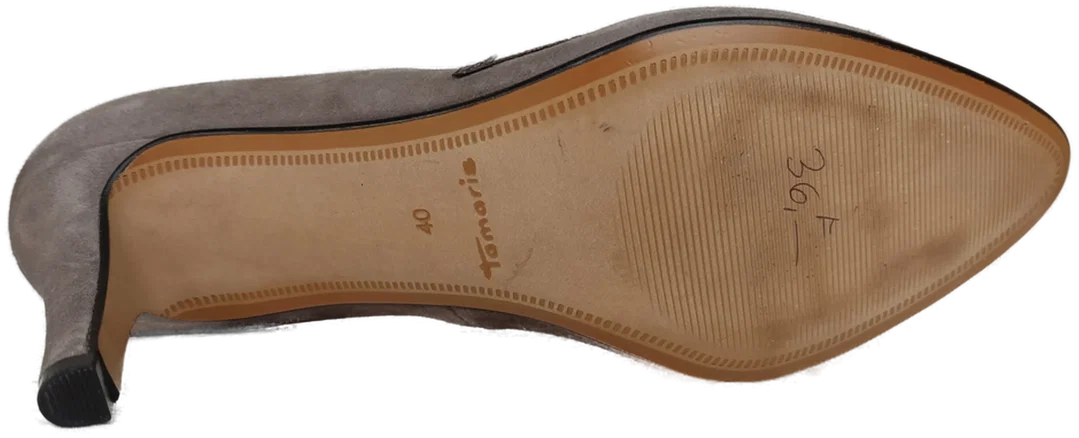 Tamaris Damen Pumps, grau - Gr. 40 – Bild 4