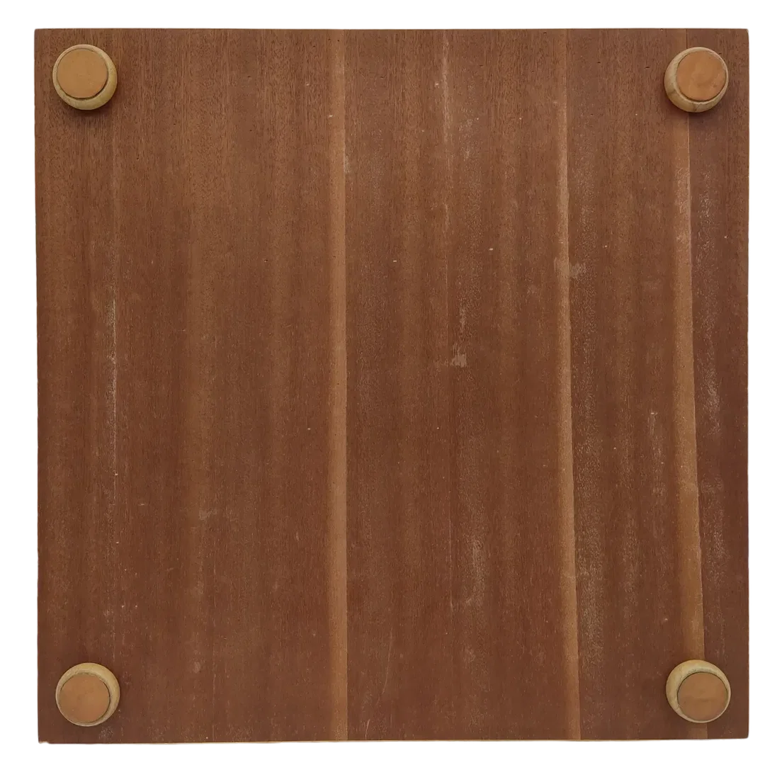 Schachbrett aus Holz – Bild 3