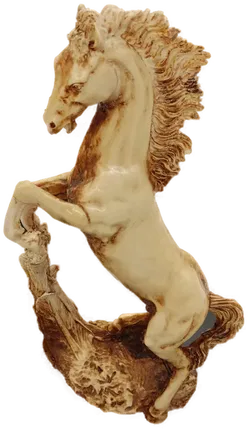 Pferde Skulptur Guss auf alt gemacht - Bild 2