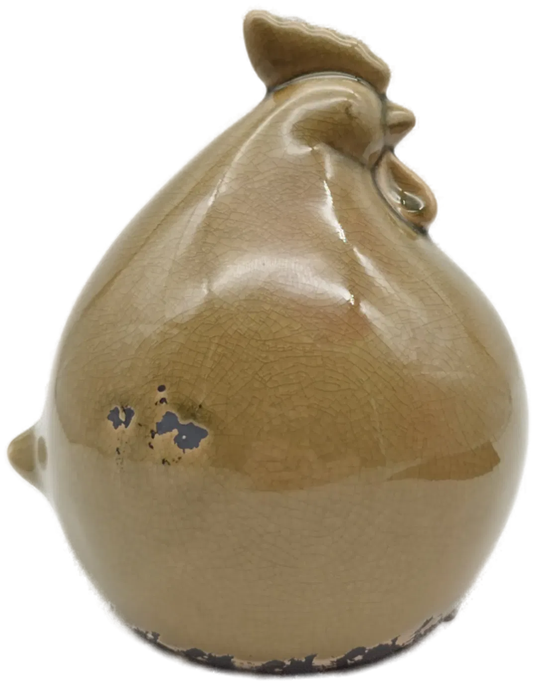 Dekoratives, rundes Huhn - Keramik / 20cm hoch - Bild 1