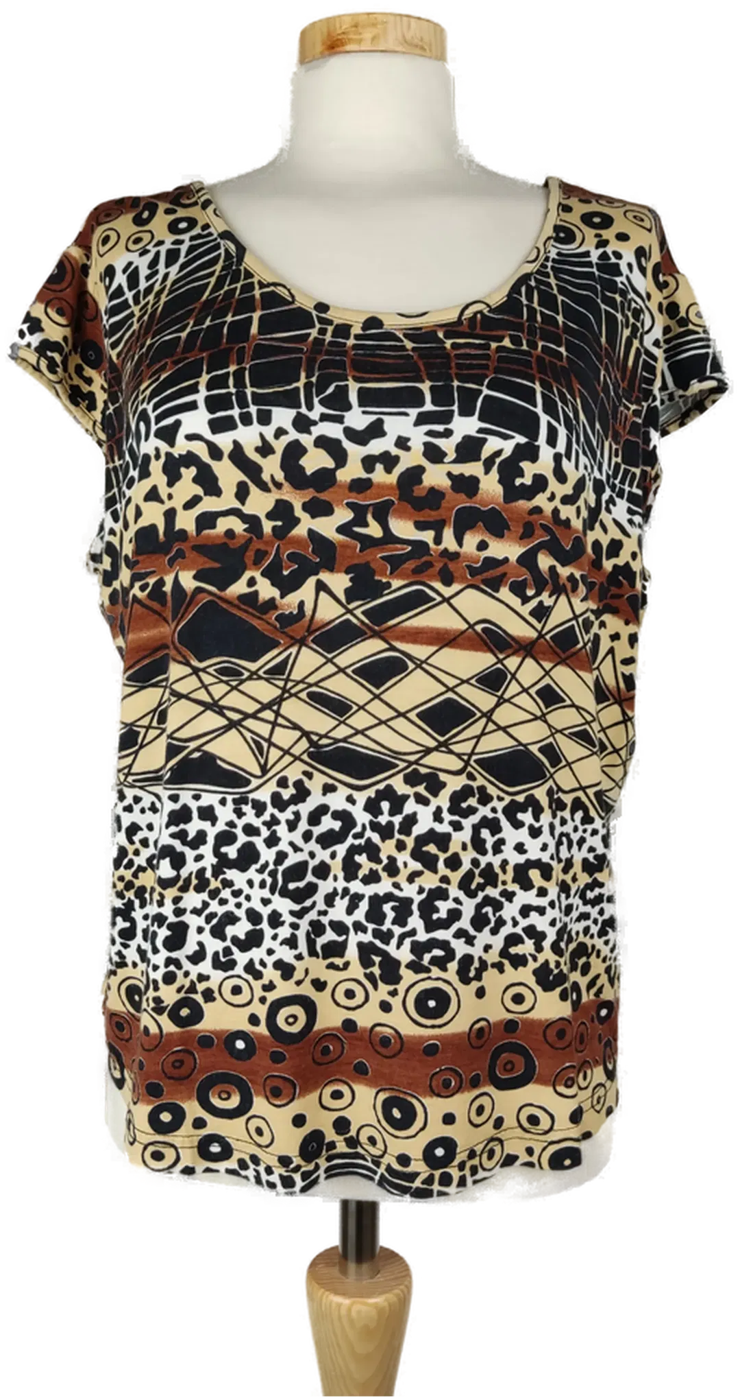  Alexandre Duprés Damen Shirt mit Animal-Print - Gr.46/XXXL - Bild 1