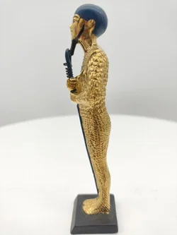 Goldener Ptah Porzellan & Zertifikat von Franklin Mint | Limitierte Rarität - Bild 5