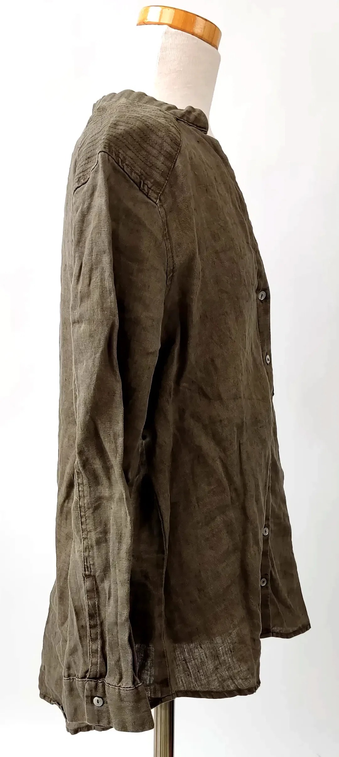 Zara Basic Damenbluse braun - Gr. XS/34 – Bild 3