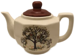 Teekanne mit 6 Bechern, Keramik - Bild 2