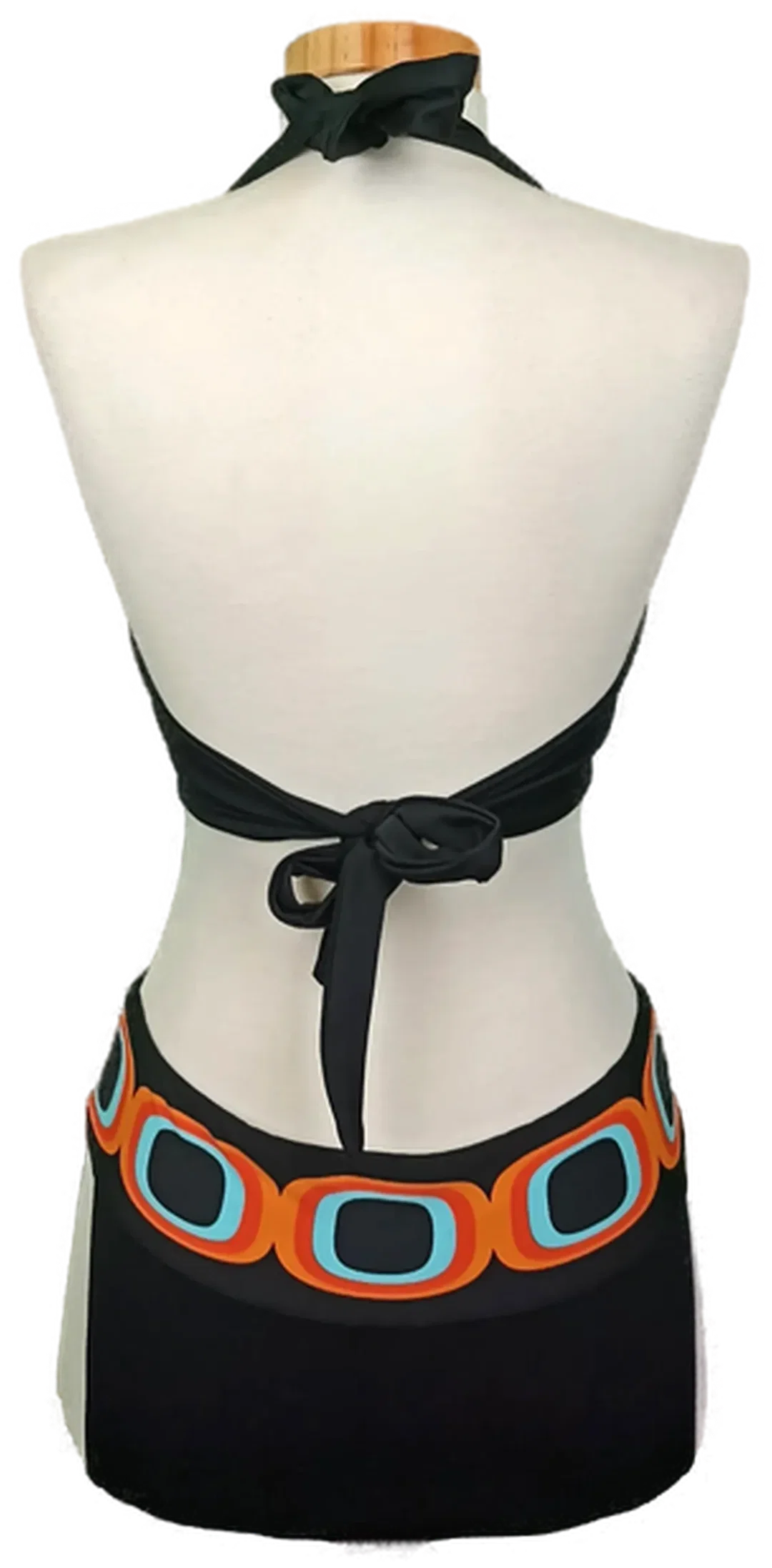 Seafolly Damenbikini schwarz mit Muster Gr. M/L – Bild 2