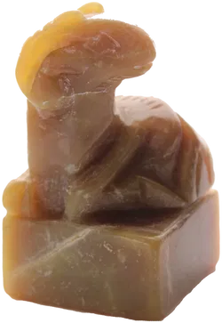 Chinesisches Siegel Set „INGRID“ – Stein Stempel + Stempelkissen im Geschenketui - Bild 2