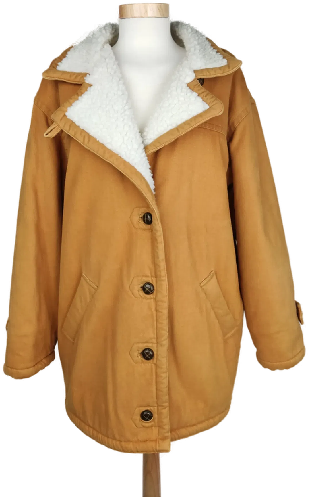 Vent D'Orage Herren Jacke braun mit Pelzfutter - S 46 - Bild 4