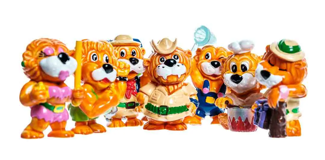 Ü-Eier Setzkastenfiguren 8 Stück "Leo Venturas Italien 1993" – Bild 2