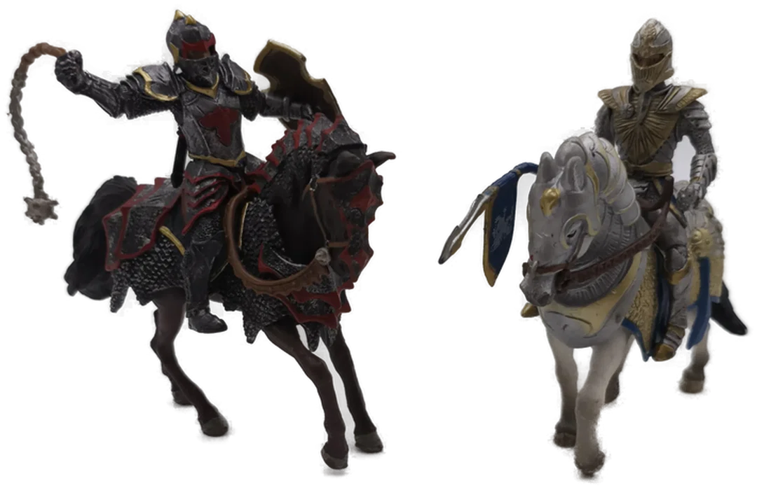 Schleich Set, 2 Ritter mit Pferd – Bild 5