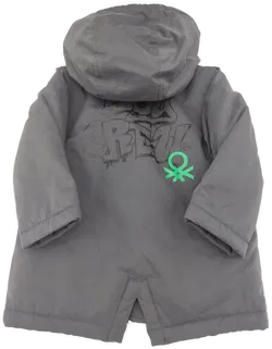 United colors of Benetton Kinder Jacke grau Gr. 82 cm ( 12/18 Monate) - Bild 2